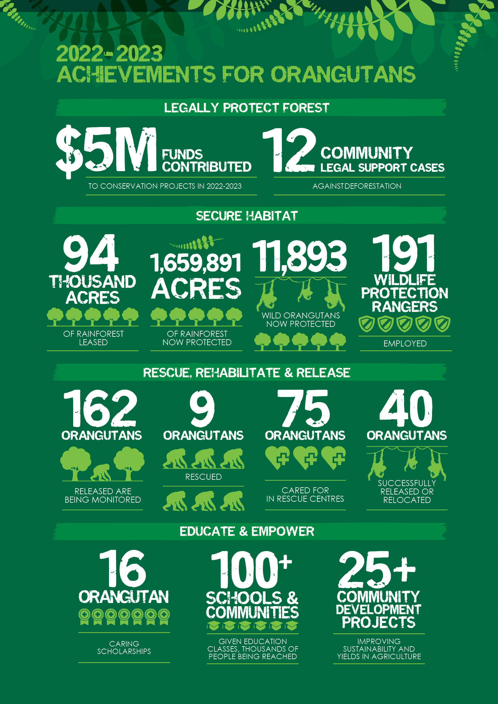 Our Impact by the Numbers